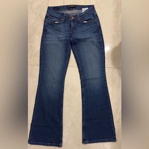 524 too superlow levis jeans, low rise, size 1s/c, darker wash
